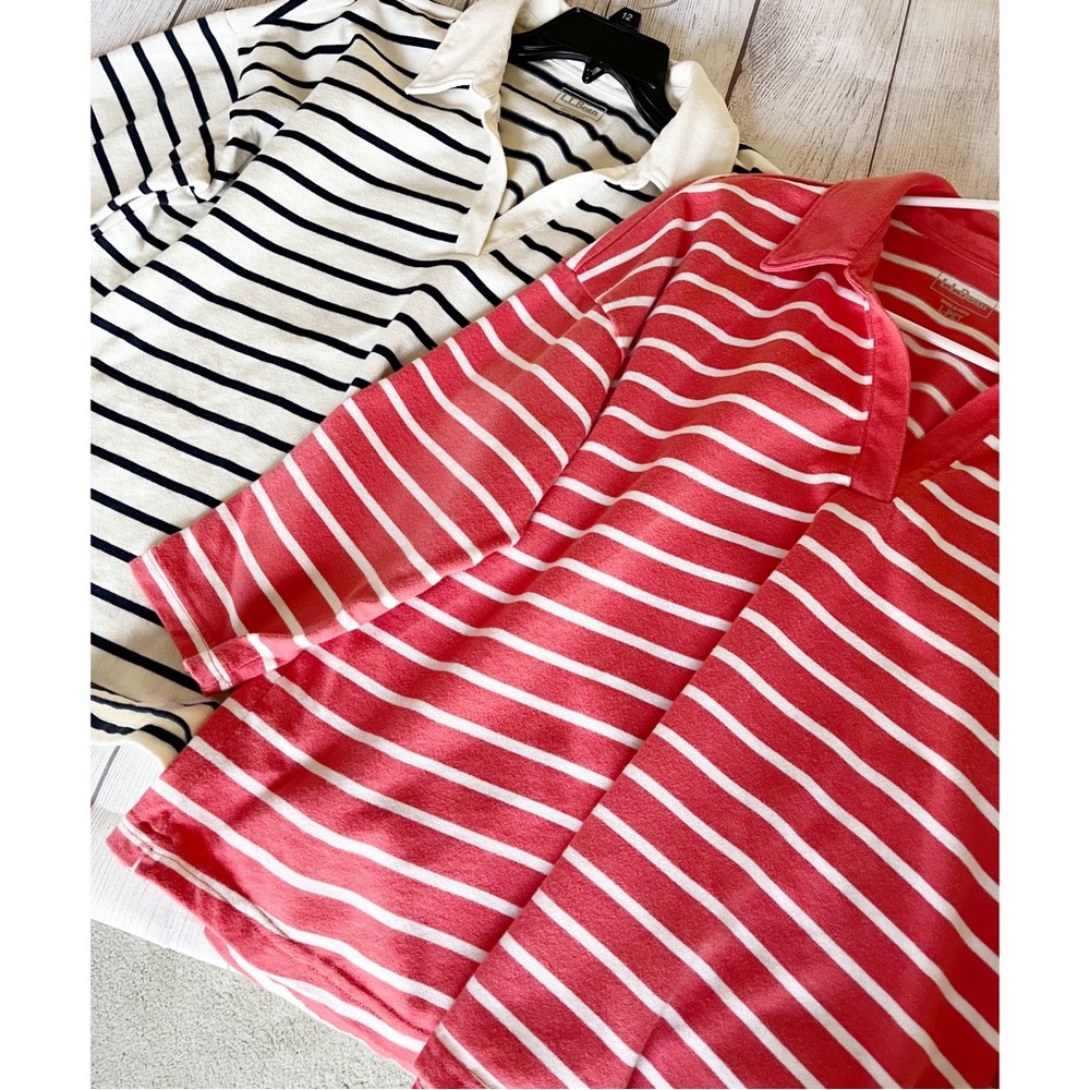 LL Bean Mariner bundle of two shirts, sz PL.